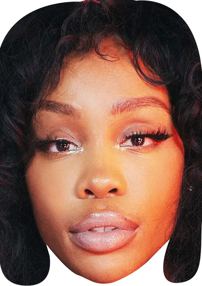 Sza Music Celebrity Party Face Mask Fancy Dress