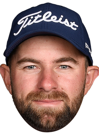 Cameron Young - Golf Fancy Dress Cardboard Celebrity Face Mask
