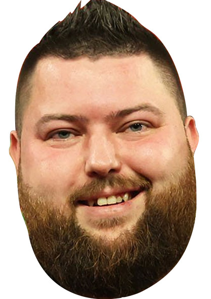 Michael Smith - Darts 2024 Celebrity Party Face Mask | Fancy Dress