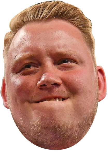 Martin Schindler - Darts Celebrity Party Face Mask | Fancy Dress