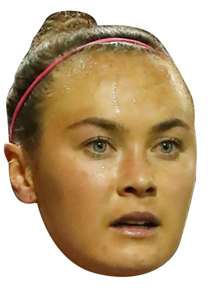 Caitlin Foord - Arsenal Women'S Football Cardboard Celebrity Face Mask Lionesses Football Party Mask
