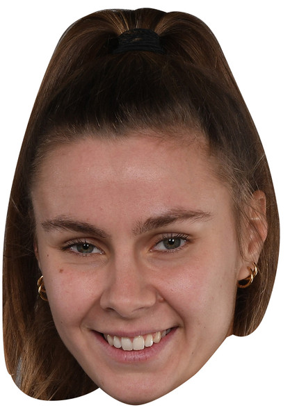 Victoria Pelova - Arsenal Women'S Football Cardboard Celebrity Face Mask Lionesses Football Party Mask