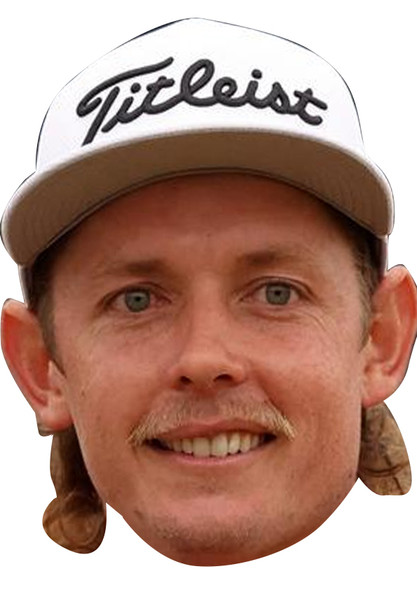 Cameron Smith - Golf Fancy Dress Cardboard Celebrity Face Mask