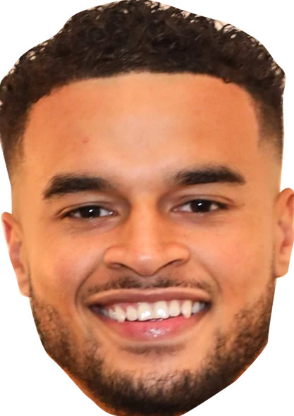 Toby Aromolaran - Love Island 2024 Fancy Dress Cardboard Celebrity Face Mask