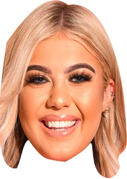 Belle Hassan- Love Island Fancy Dress Cardboard Celebrity Face Mask