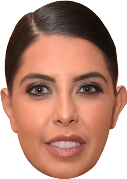 Cara De La Hoyde Love Island Fancy Dress Cardboard Celebrity Face Mask