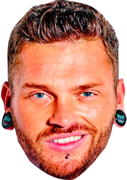Jordan Ring Love Island Fancy Dress Cardboard Celebrity Face Mask