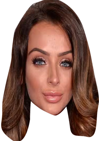 Kady Mcdermott Love Island Fancy Dress Cardboard Celebrity Face Mask