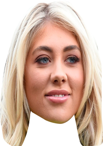 Paige Turley Love Island Fancy Dress Cardboard Celebrity Face Mask
