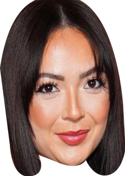 Sharon Gaffka Love Island Fancy Dress Cardboard Celebrity Face Mask