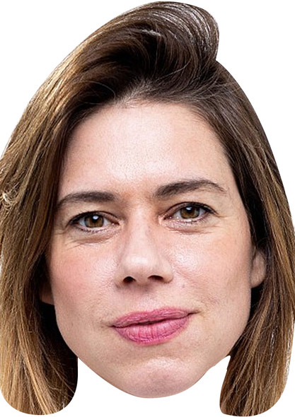 Lou Sanders Celebrity Fancy Dress Cardboard Face Mask