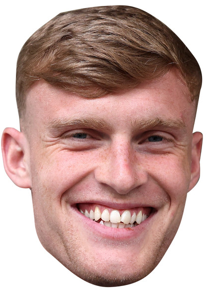 Jarrad Branthwaite - England Euros 2024 Celebrity Party Face Mask | Fancy Dress