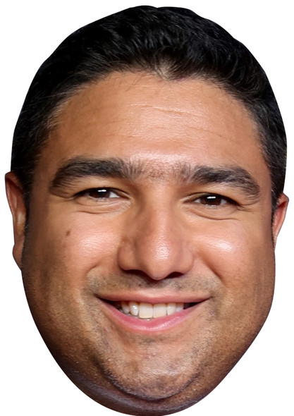 Nick Mohammed - Comedian Celebrity Party Face Mask | Fancy Dress