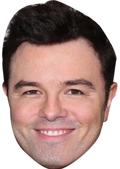 Seth Macfarlane Celebrity Party Face Mask | Fancy Dress Cardboard Mask