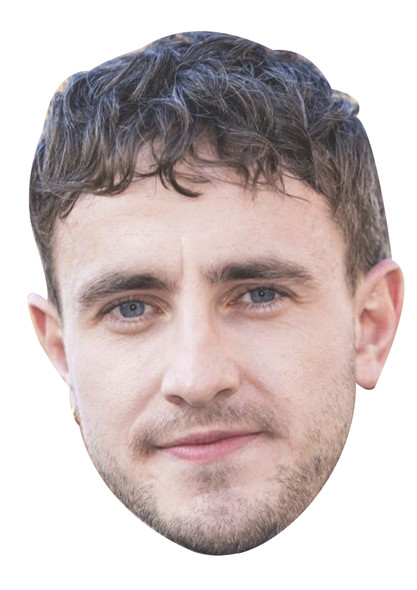 Paul Mescal Celebrity Party Face Mask | Fancy Dress Cardboard Mask