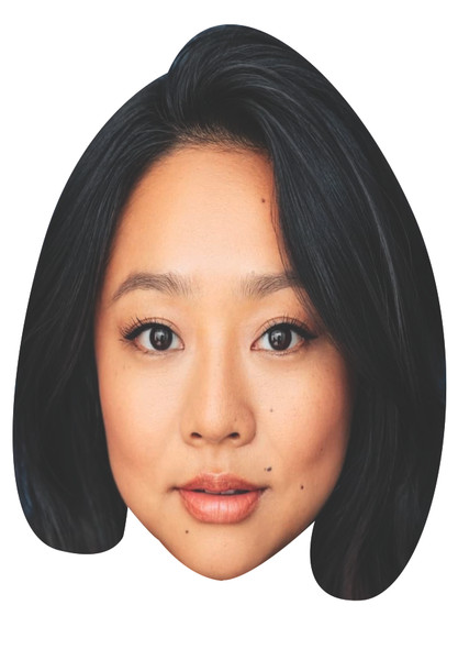 Stephanie Hsu Celebrity Party Face Mask | Fancy Dress Cardboard Mask