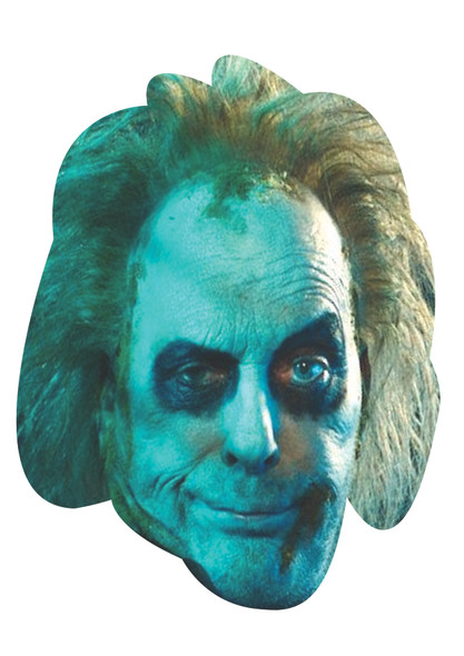 Beetlejuice 2024 - Michael Keaton Celebrity Party Face Mask | Fancy Dress Cardboard Mask
