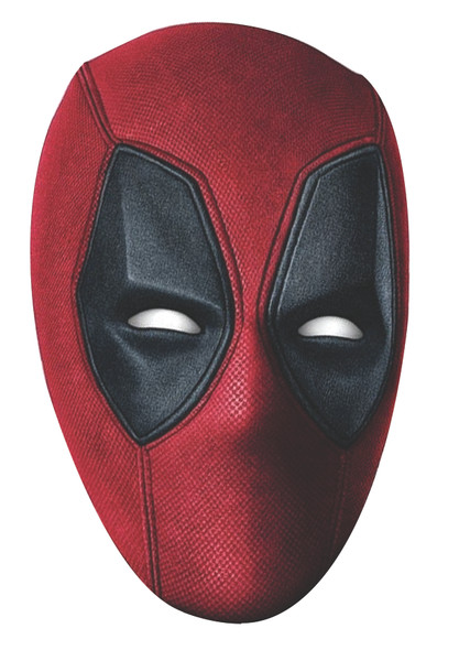 Deadpool Celebrity Party Face Mask | Fancy Dress Cardboard Mask