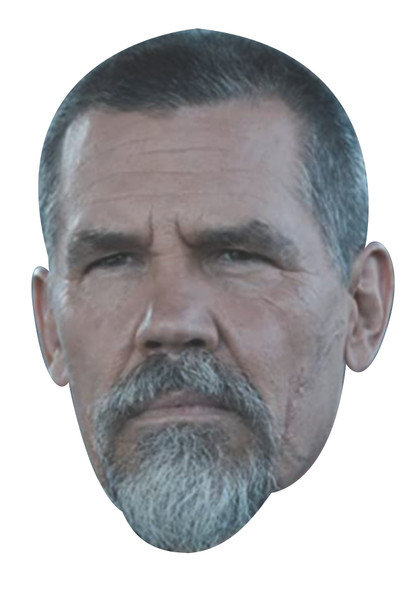 Josh Brolin - Gurney Halleck - Dune Celebrity Party Face Mask | Fancy Dress Cardboard Mask