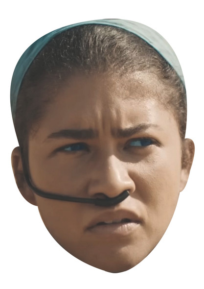 Zendaya - Chani - Dune Celebrity Party Face Mask | Fancy Dress Cardboard Mask