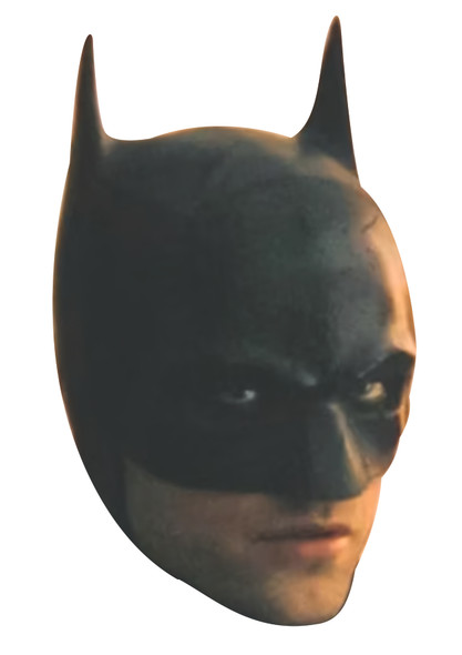 Robert Pattinson Batman Celebrity Party Face Mask | Fancy Dress Cardboard Mask