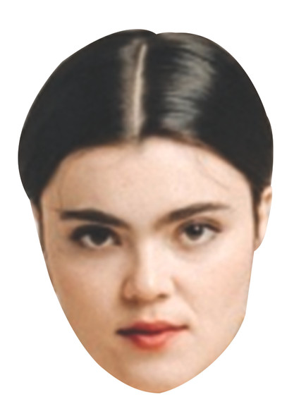 Abigail Morris - The Last Dinner Party Celebrity Party Face Mask | Fancy Dress Cardboard Mask