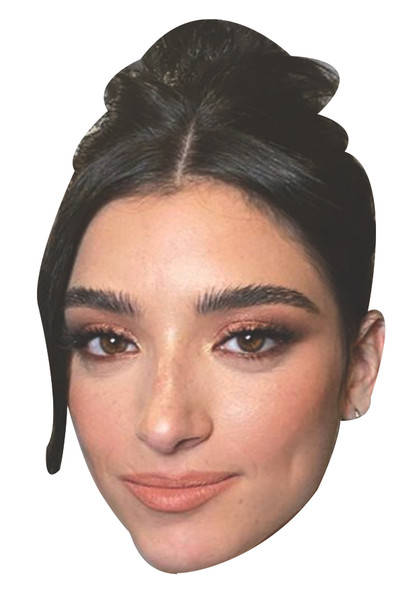 Dixie D'Amelio Celebrity Party Face Mask | Fancy Dress Cardboard Mask