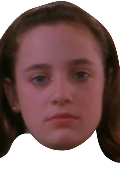 Megan Mccallister - Home Alone Celebrity Party Face Mask | Fancy Dress Cardboard Mask