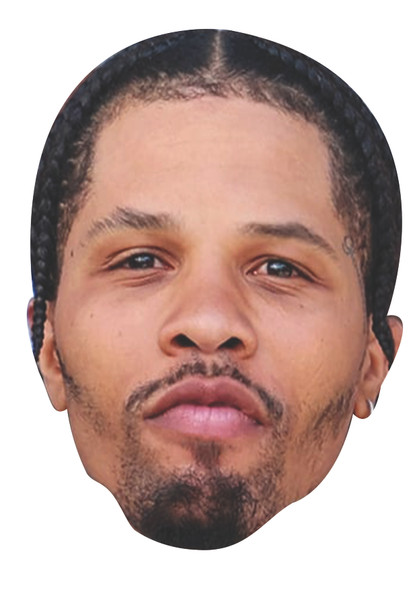 Gervonta Davis Boxing Celebrity Party Face Mask | Fancy Dress Cardboard Mask