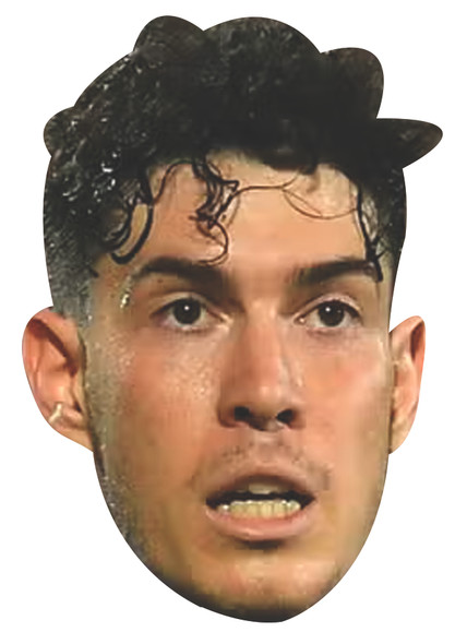Alessandro Bastoni Football Celebrity Party Face Fancy Dress Cardboard Mask