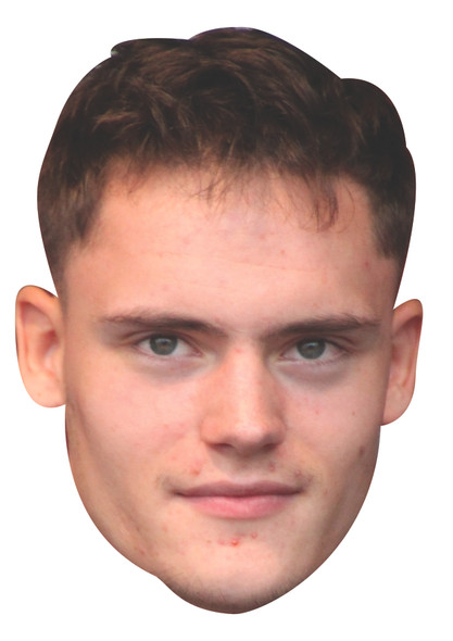 Florian Wirtz Football Celebrity Party Face Fancy Dress Cardboard Mask