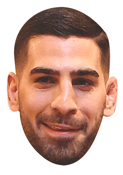 Ilia-El Matador-Topuria MMA Celebrity Party Face Fancy Dress Cardboard Mask