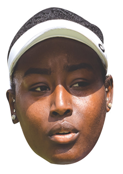 Alycia Parks Tennis Celebrity Party Face Fancy Dress Cardboard Mask