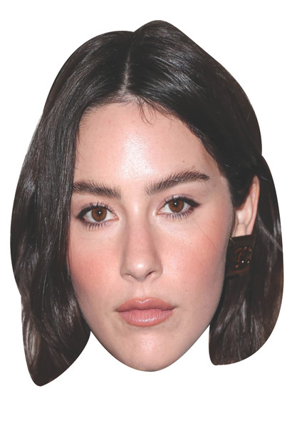 Gracie Abrams Celebrity party face fancy dress Cardboard mask