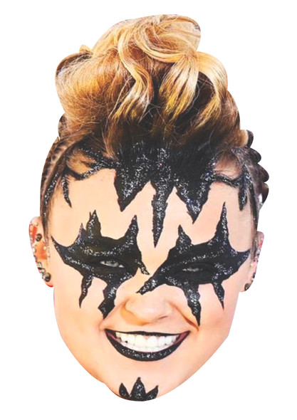 Jojo Siwa 2 Celebrity Party Face Mask | Fancy Dress Cardboard Mask