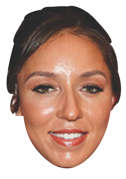 Jessica Pegula Tennis Celebrity Party Face Mask | Fancy Dress Cardboard Mask