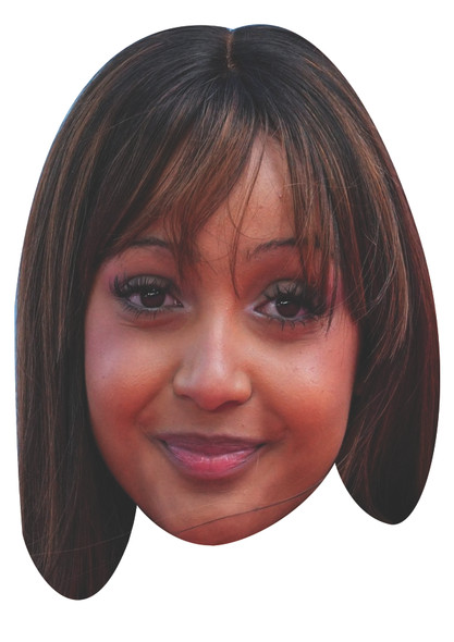Pink Pantheress Celebrity Party Face Mask | Fancy Dress Cardboard Mask
