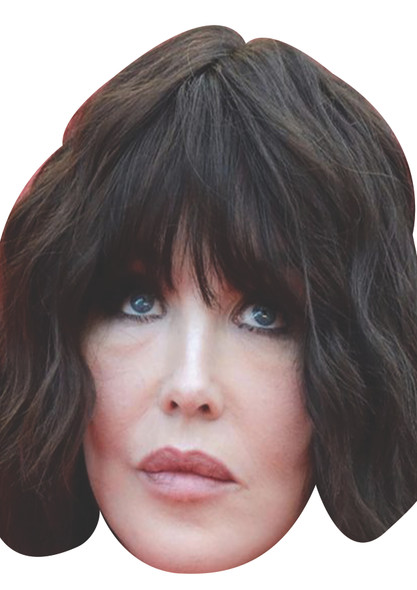 Isabelle Adjani - The Perfect Couple Celebrity Party Face Mask | Fancy Dress Cardboard Mask