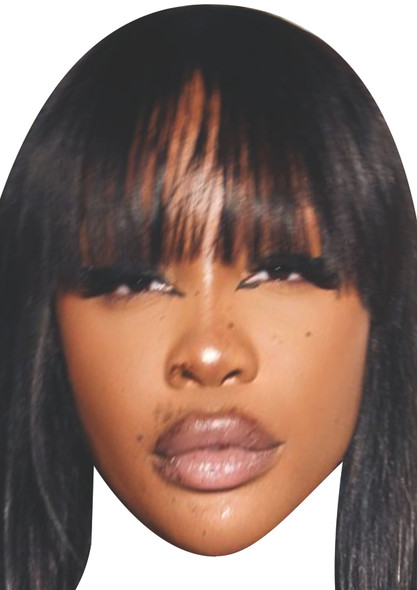 Sza Celebrity Party Face Mask | Fancy Dress Cardboard Mask