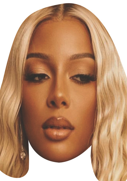 Victoria Monet Celebrity Party Face Mask | Fancy Dress Cardboard Mask