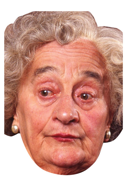 Nana Royle - Royle Family Celebrity Party Face Mask | Fancy Dress Cardboard Mask