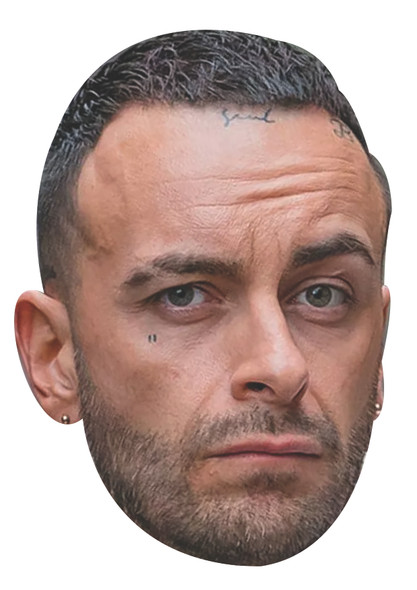 Joe Gilgun Celebrity Party Face Mask | Fancy Dress Cardboard Mask