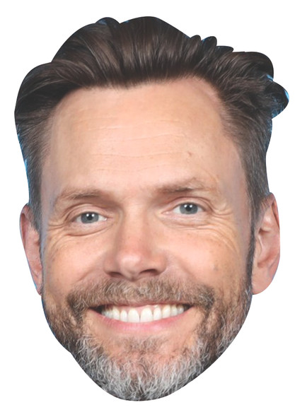 Joel Mchale Celebrity Party Face Mask | Fancy Dress Cardboard Mask