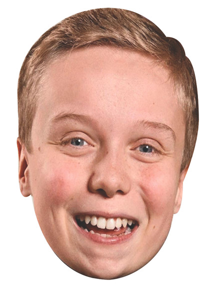 Lenny Rush Celebrity Party Face Mask | Fancy Dress Cardboard Mask