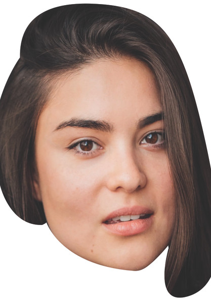 Devery Jacobs Celebrity Party Face Mask | Fancy Dress Cardboard Mask