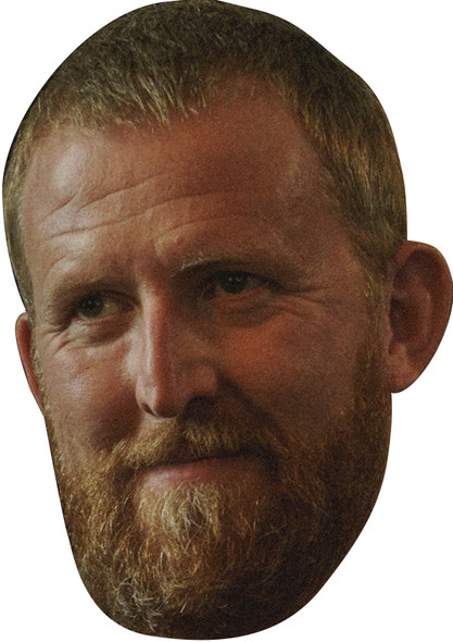 Tom Goodman-Hill - Darrien - Baby Reindeer Celebrity Party Face Mask | Fancy Dress Cardboard Mask
