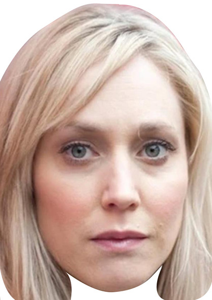 Hattie Morahan - Fool Me Once Celebrity Party Face Mask | Fancy Dress Cardboard Mask