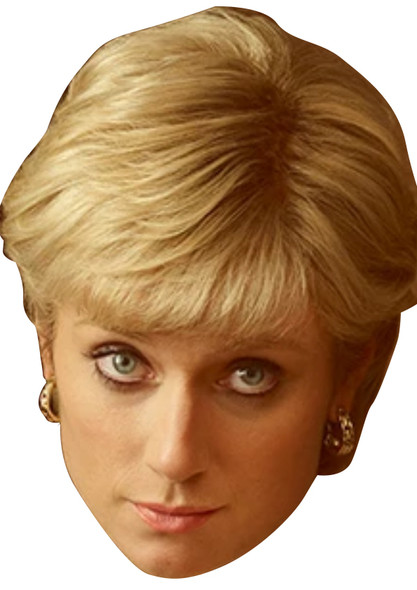 Elizabeth Debicki - The Crown Celebrity Party Face Mask | Fancy Dress Cardboard Mask