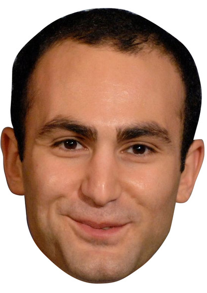 Khalid Abdalla Celebrity Party Face Mask | Fancy Dress Cardboard Mask