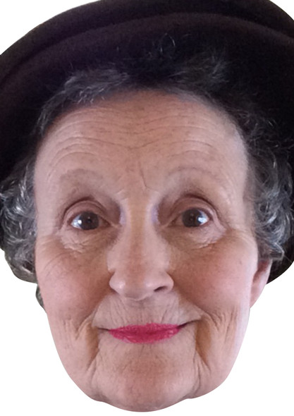 Georgie Glen - Call The Midwife Celebrity Party Face Mask | Fancy Dress Cardboard Mask